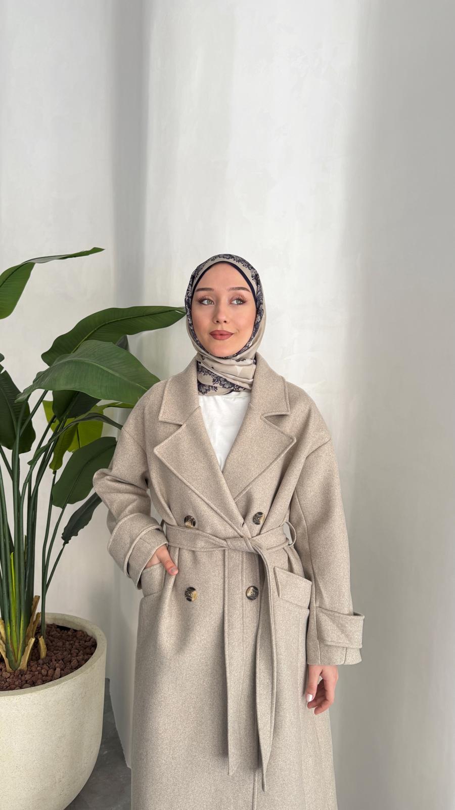 PREMİUM KAŞE KABAN (TAŞ RENGİ)