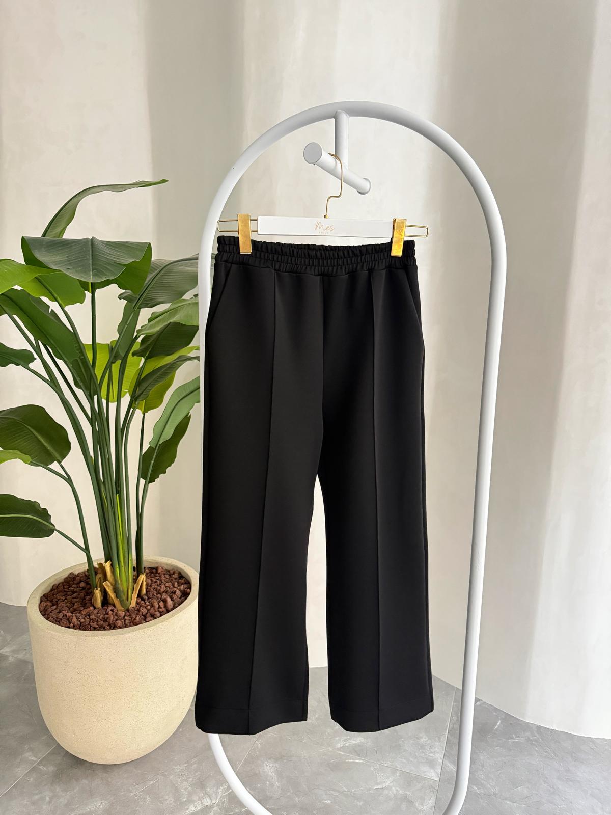 ÇIMALI SCUBA PANTOLON (SİYAH)