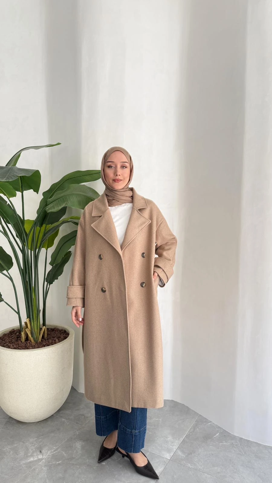 PREMİUM KAŞE KABAN (BEJ)