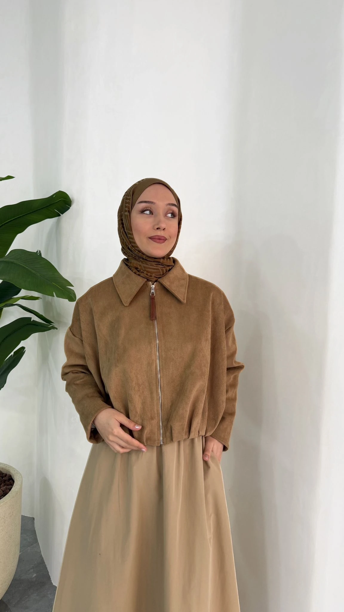 SÜET CEKET (VİZON)