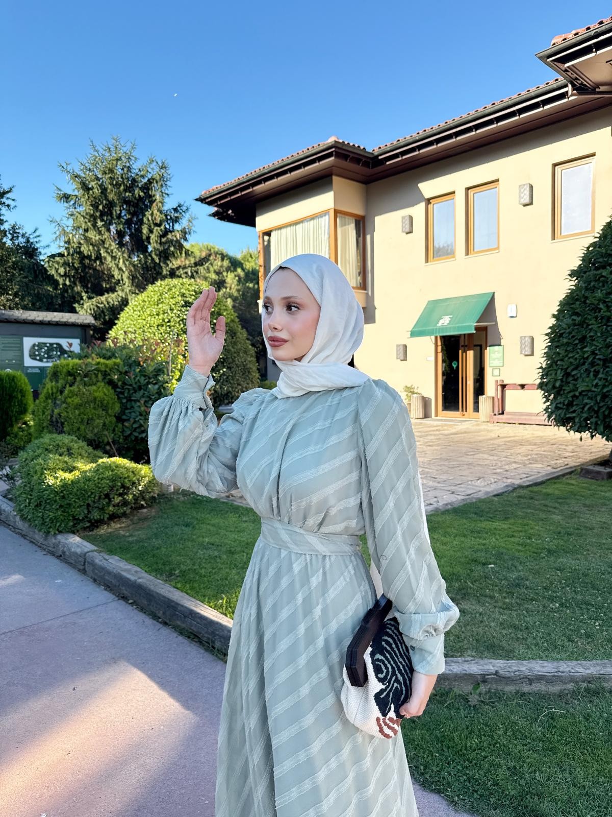 MONY ELBİSE (YEŞİL)