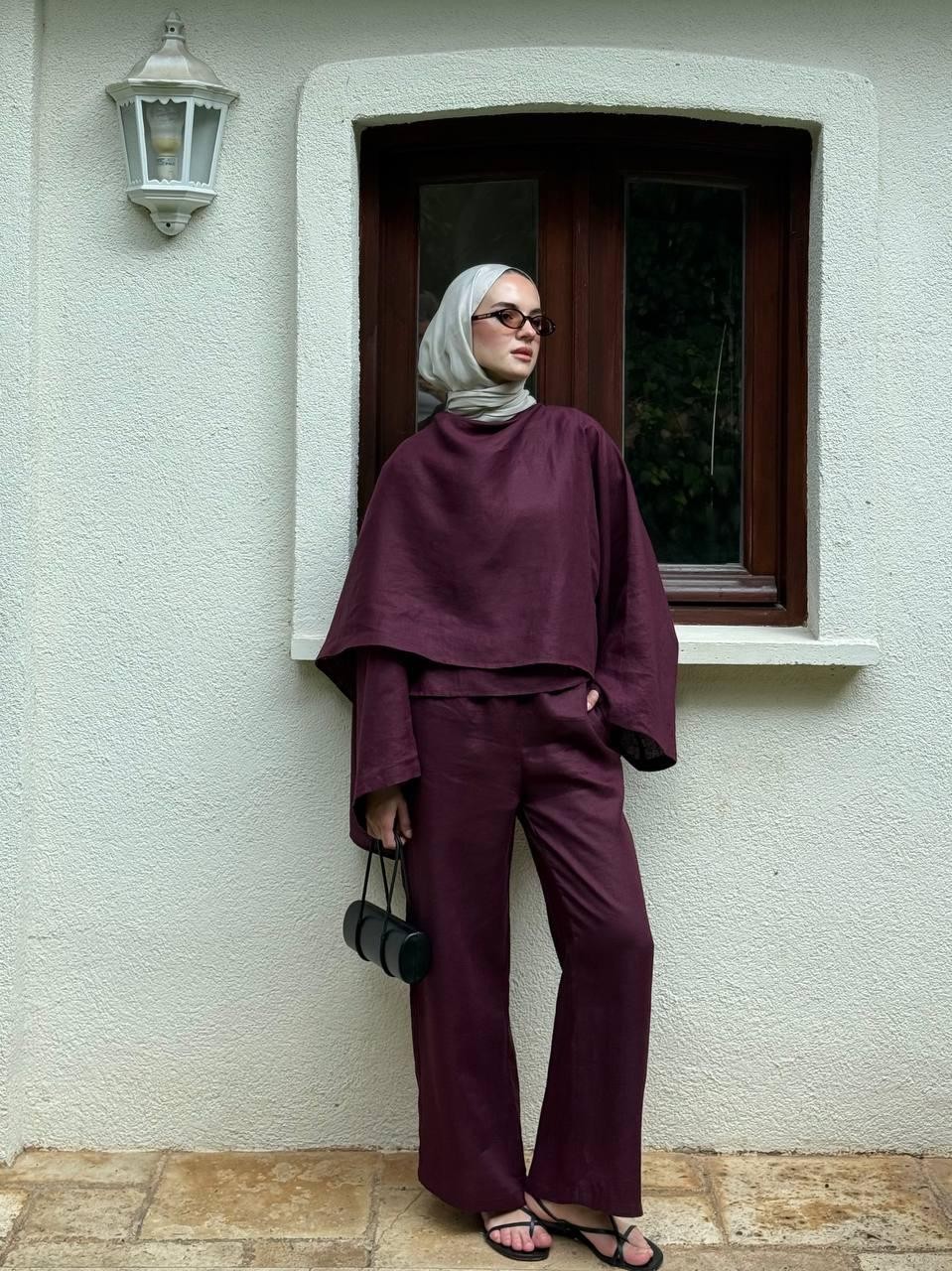 KETEN PANTOLON (BORDO)