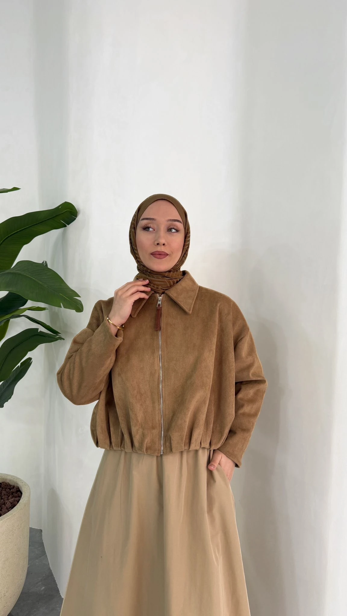 SÜET CEKET (VİZON)