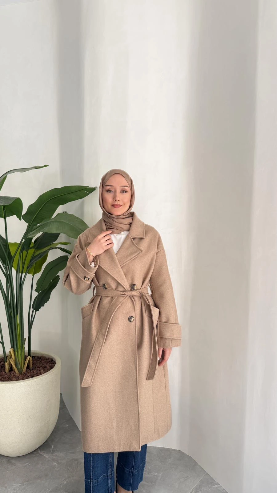 PREMİUM KAŞE KABAN (BEJ)