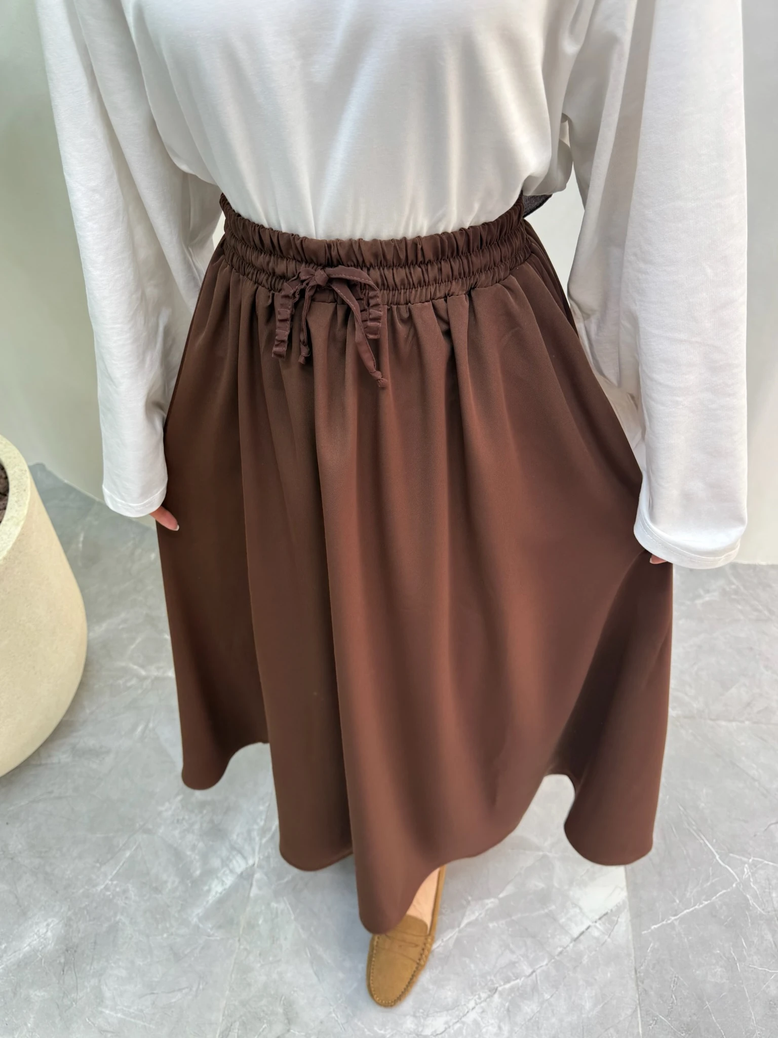 KLOŞ ETEK (KAHVERENGİ)