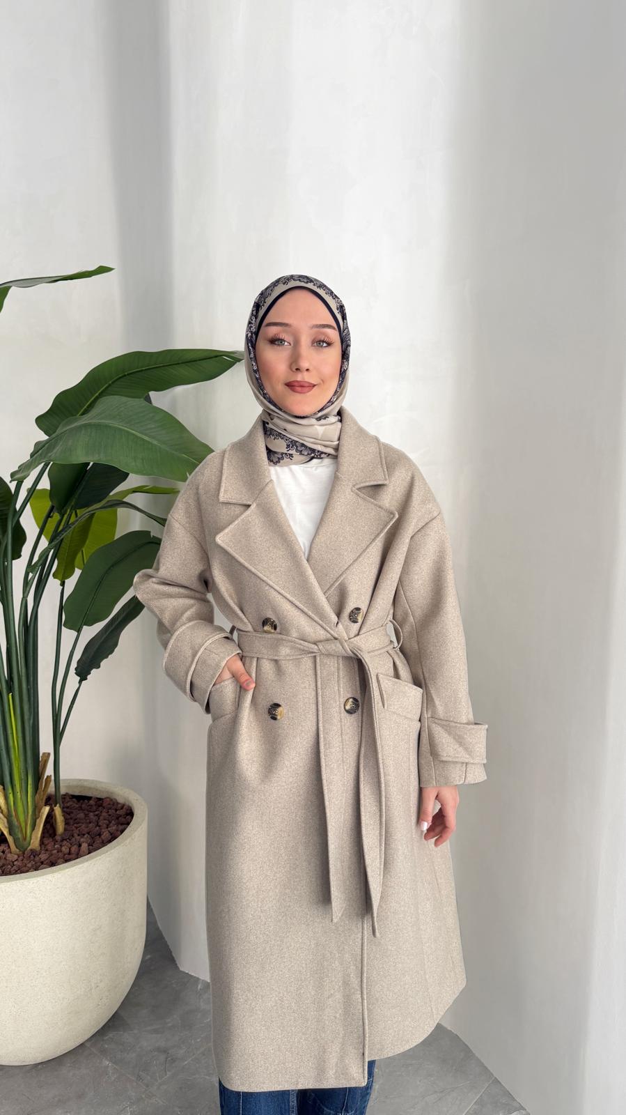 PREMİUM KAŞE KABAN (TAŞ RENGİ)