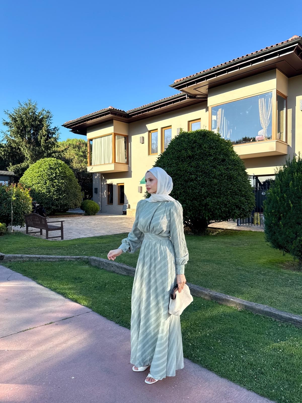 MONY ELBİSE (YEŞİL)