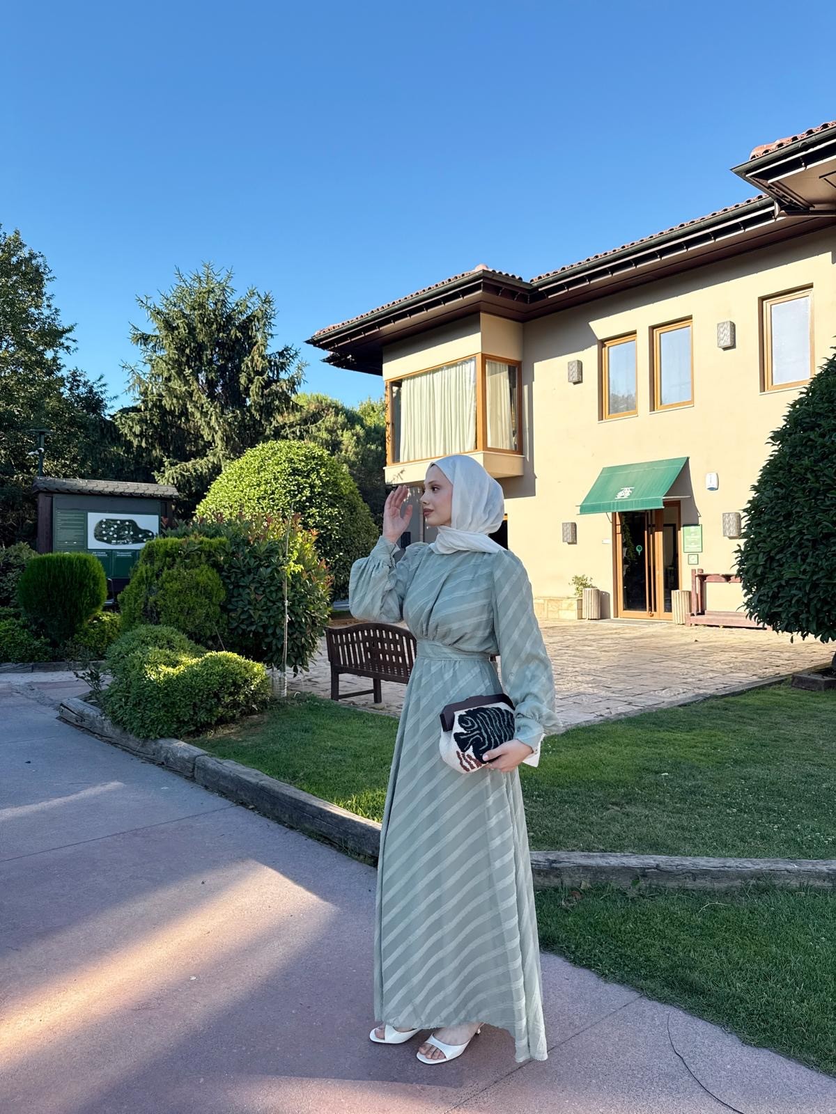 MONY ELBİSE (YEŞİL)