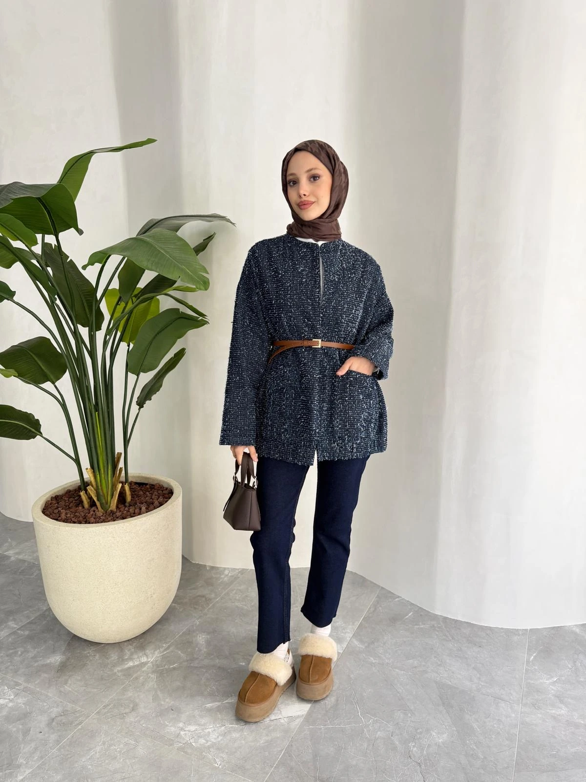 DENİM FLARE PANTOLON 