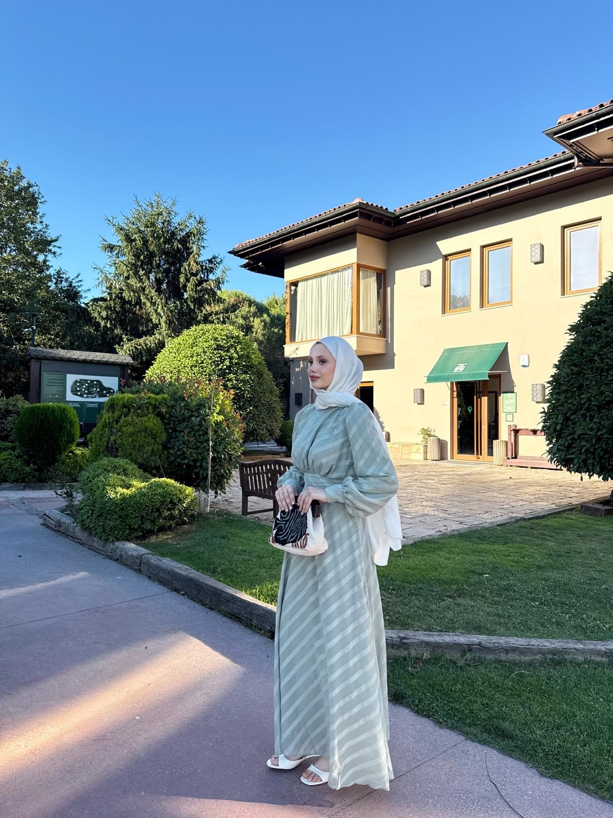 MONY ELBİSE (YEŞİL)