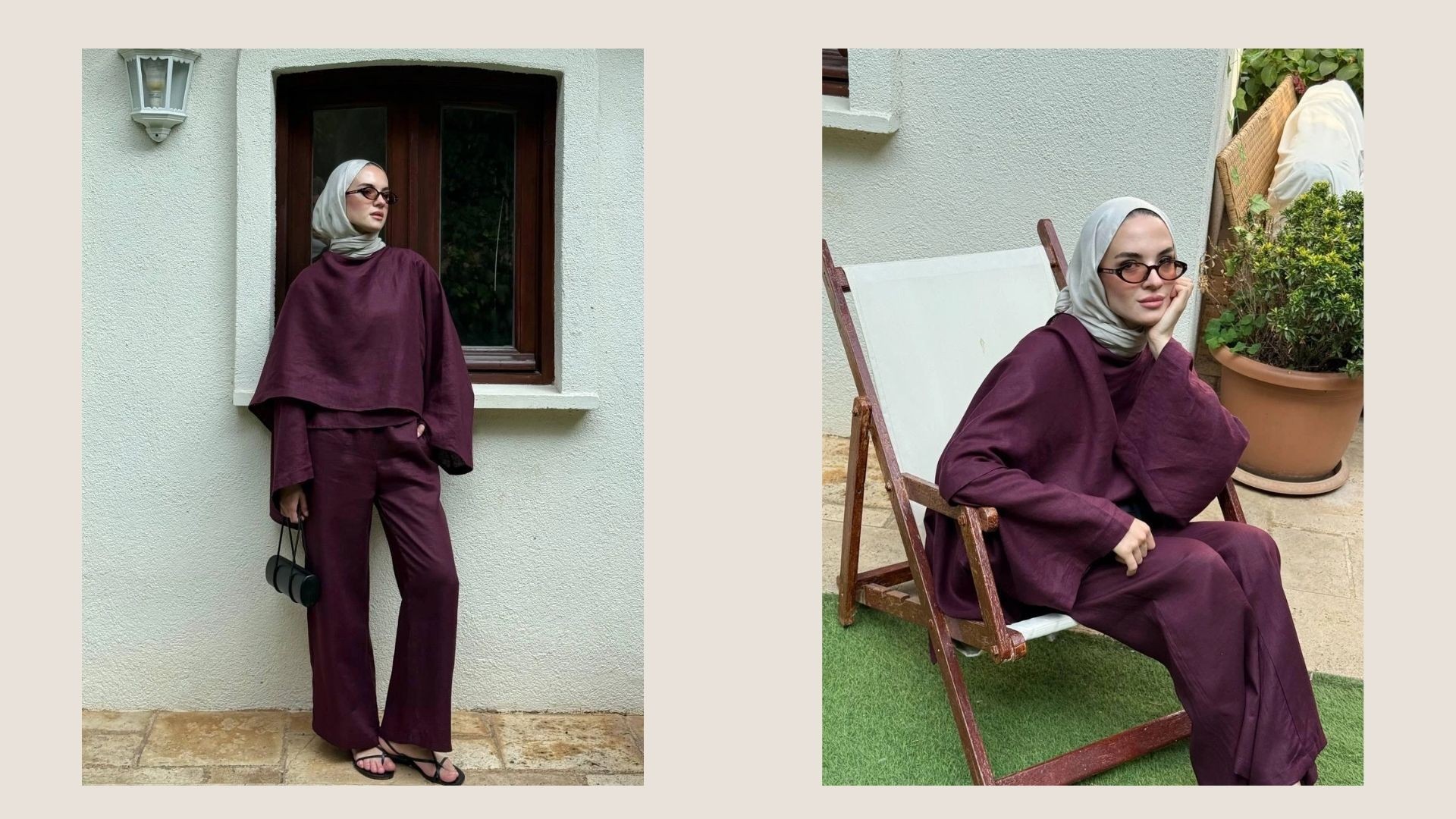 Keten Pantolon ile Tesettür Kombin Tüyoları