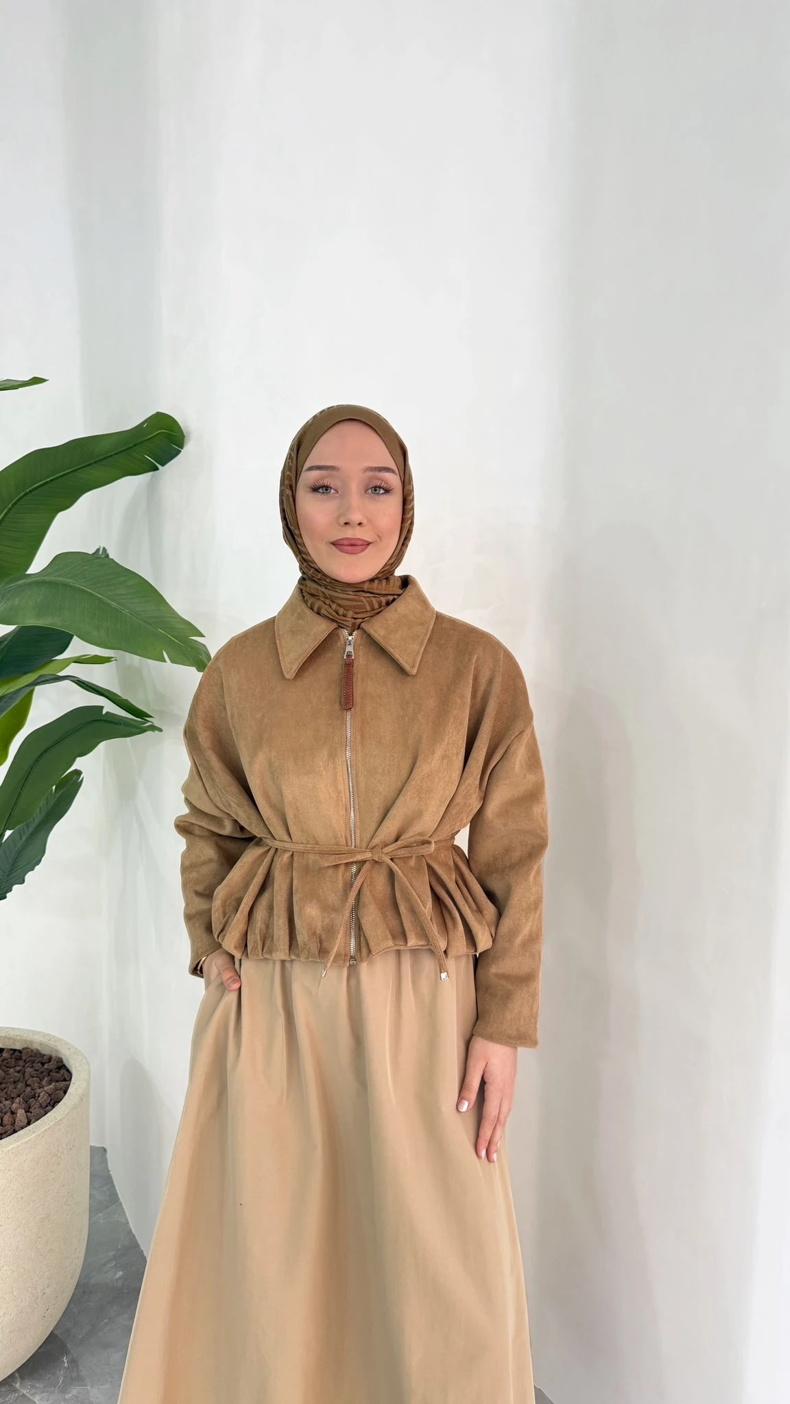 SÜET CEKET (VİZON)