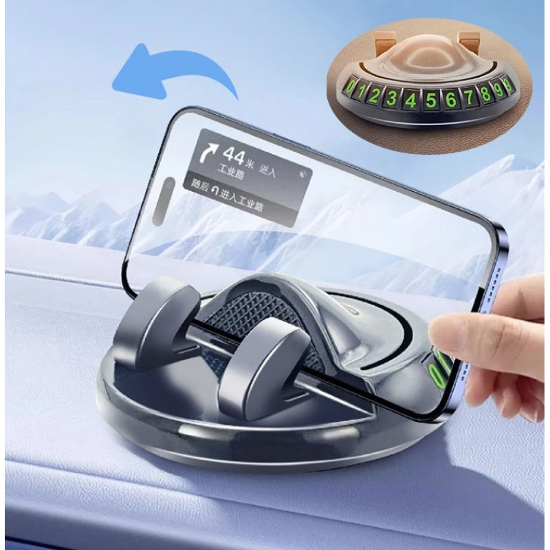 360° Dönebilen Numaratörlü Araç Telefon Tutucu