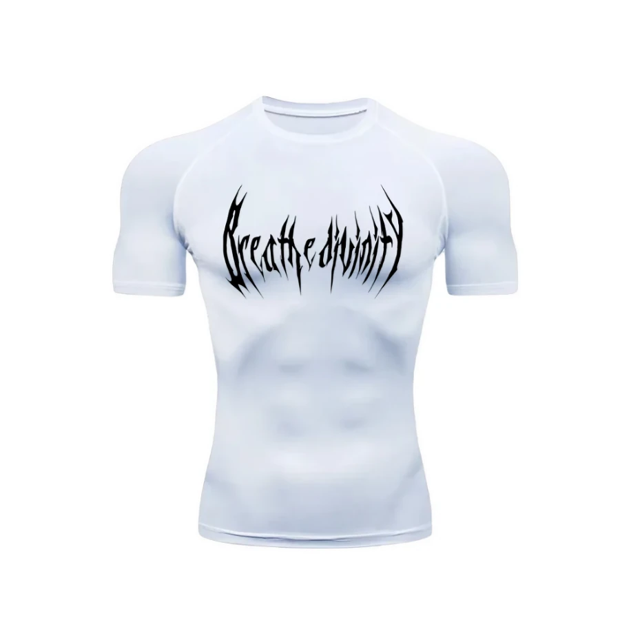 Breathedivinity Beyaz Compression T-shirt