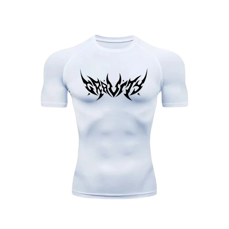 Gleam Beyaz Compression T-shirt
