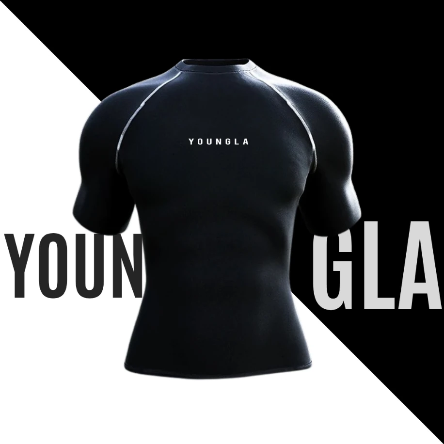 Youngla Whiteline Compression T-shirt