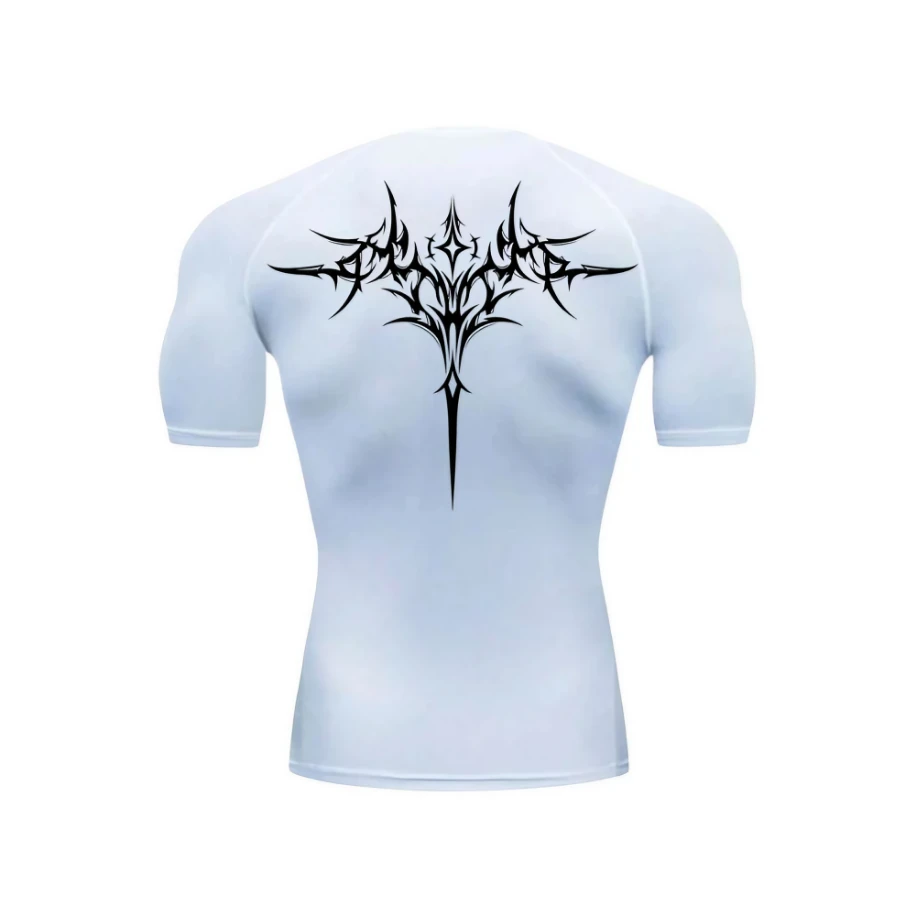 Gleam Beyaz Compression T-shirt