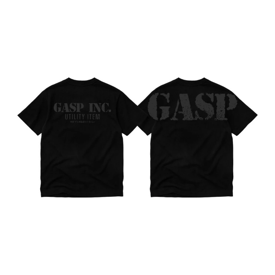 Gasp İron Siyah Oversize T-shirt