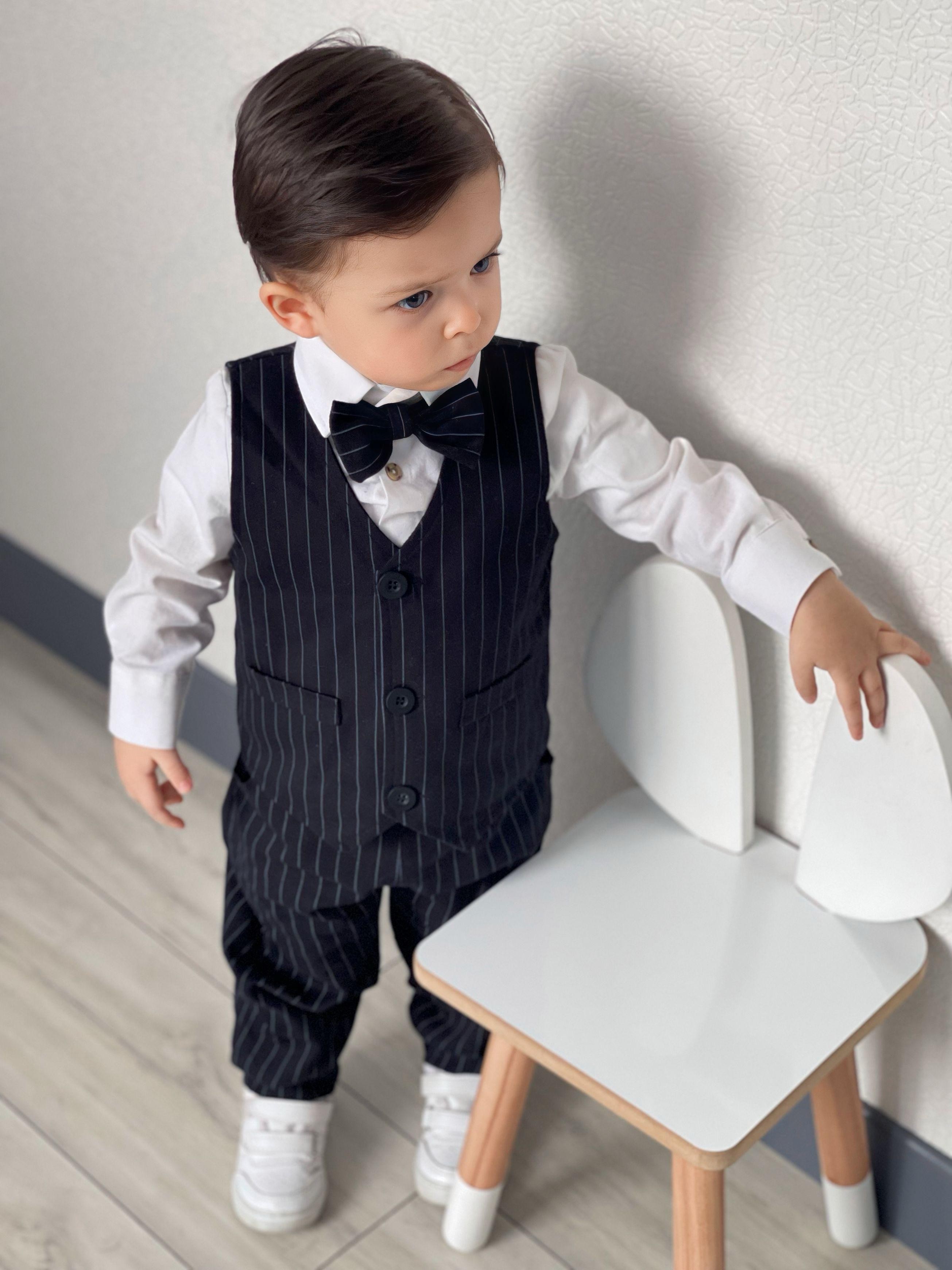 Favorimkids Çizgili Gabardin pamuklu Takım 4 lü set 