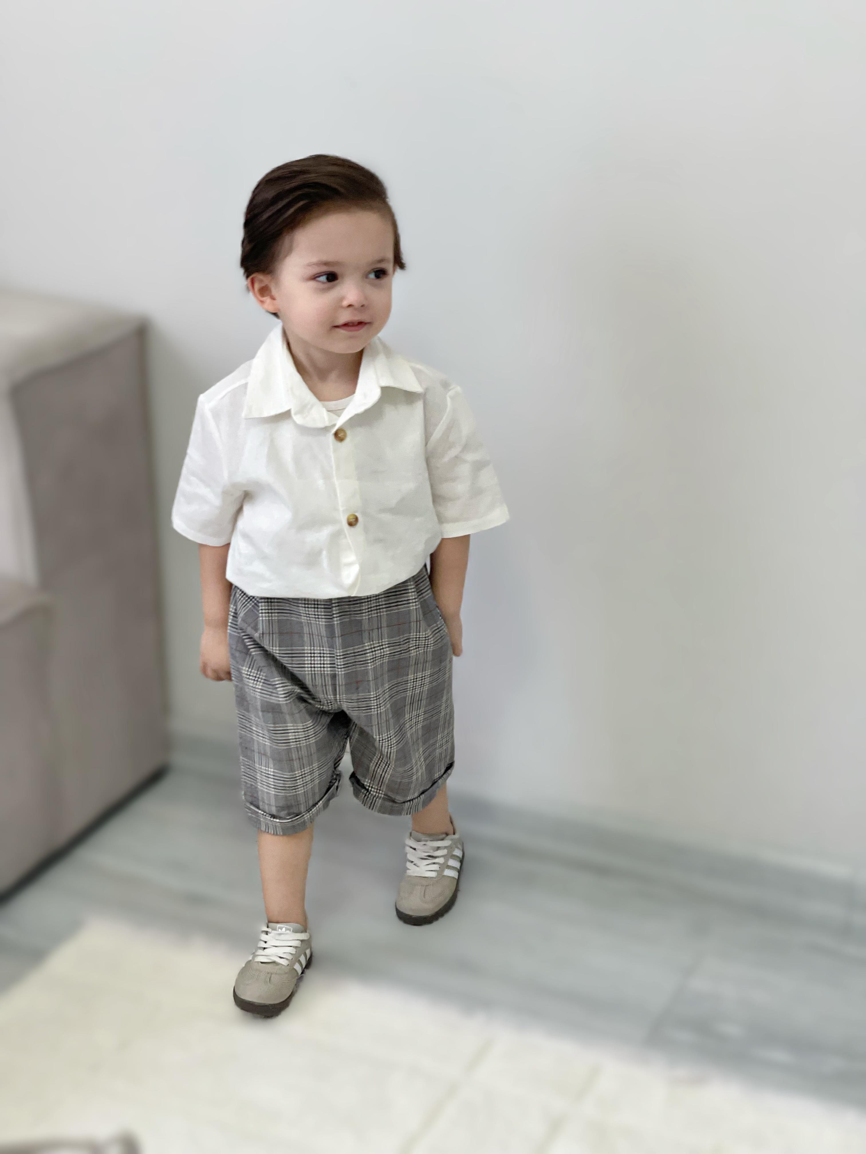 Favorimkids coll  çizgili kısa  Pamuklu Takım Pamuklu Pantalon Alt Üst Takım – Şık ve Tarz 