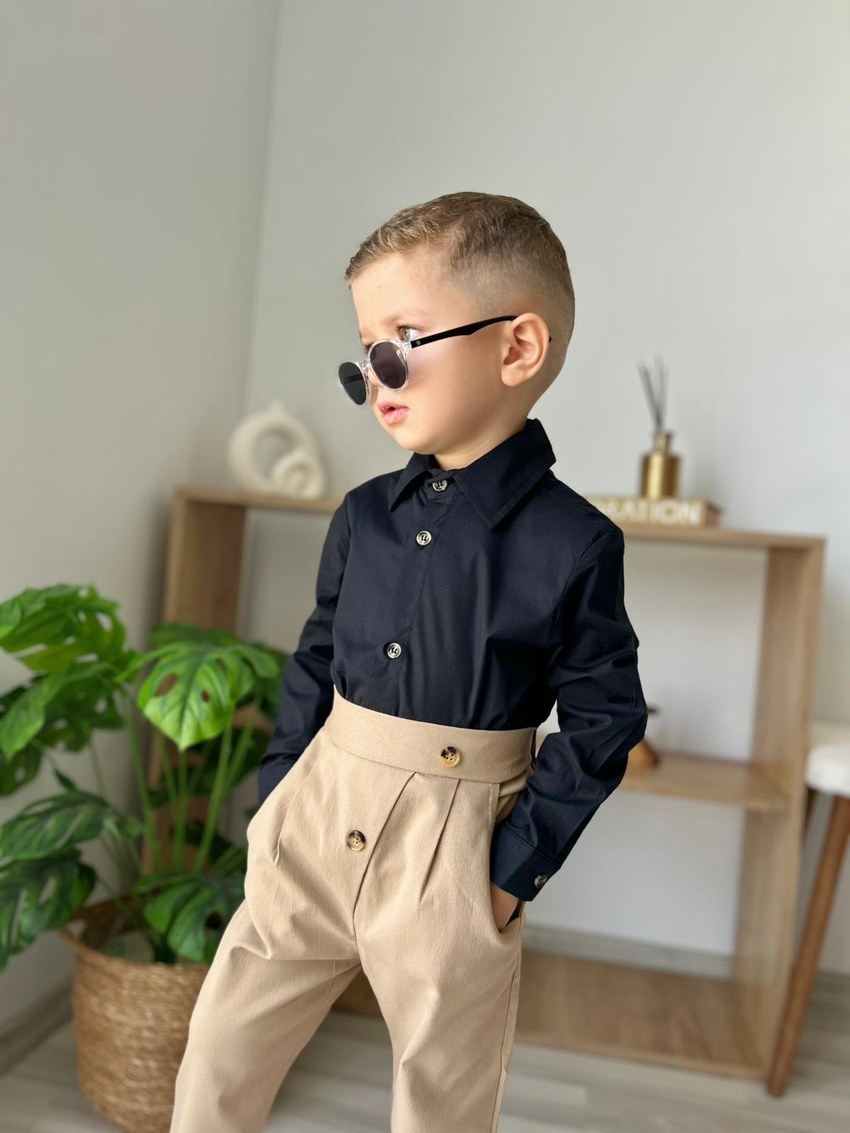 Favorimkids Bebek Çocuk 1- Pantalon 1- Gömlek Takım 1-5 yaş 