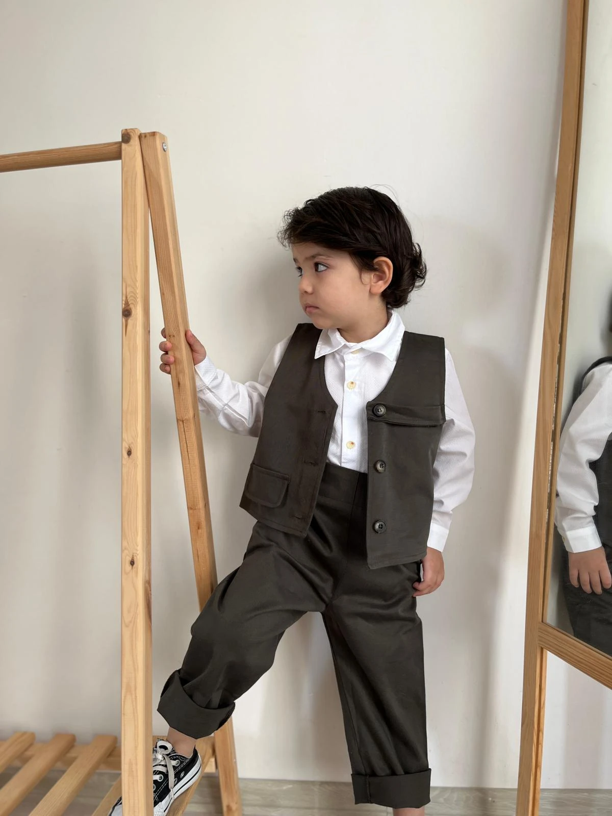 Favorimkids koyu Yeşil 3 lü Bebek Çocuk Takım 1-4 YAŞ