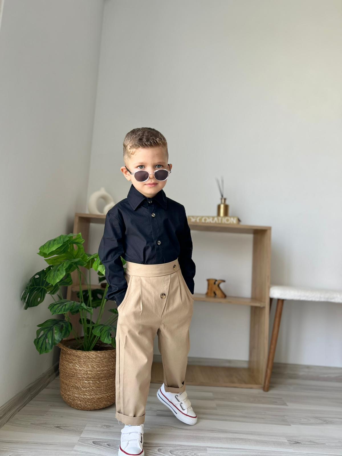 Favorimkids Bebek Çocuk 1- Pantalon 1- Gömlek Takım 1-5 yaş 