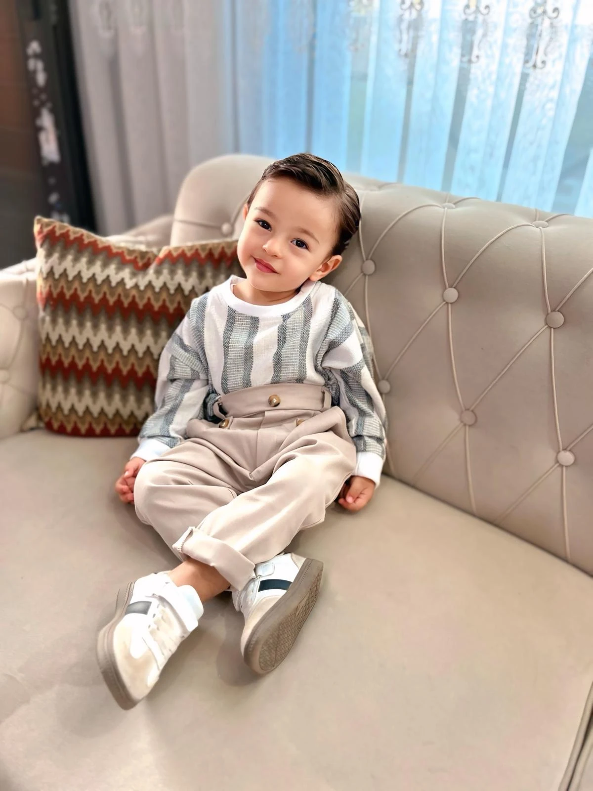 Favorimkids Çocuk Takım Çizgili Pamuklu 1-4