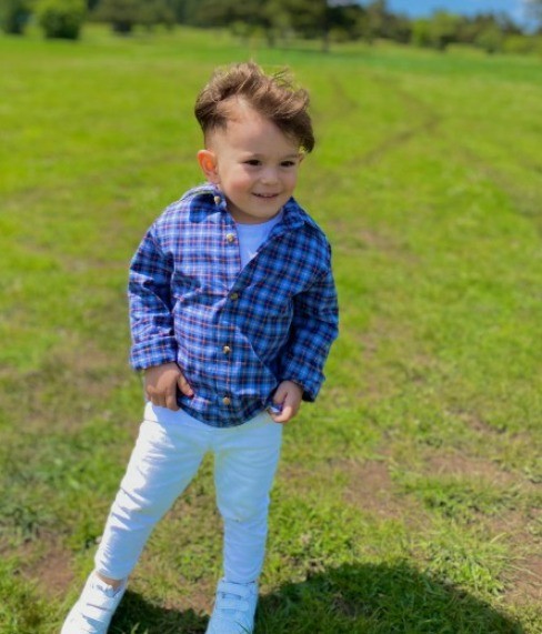 Favorimkids pamuklu Ekoseli ÇİZGİLİ Gömlek
