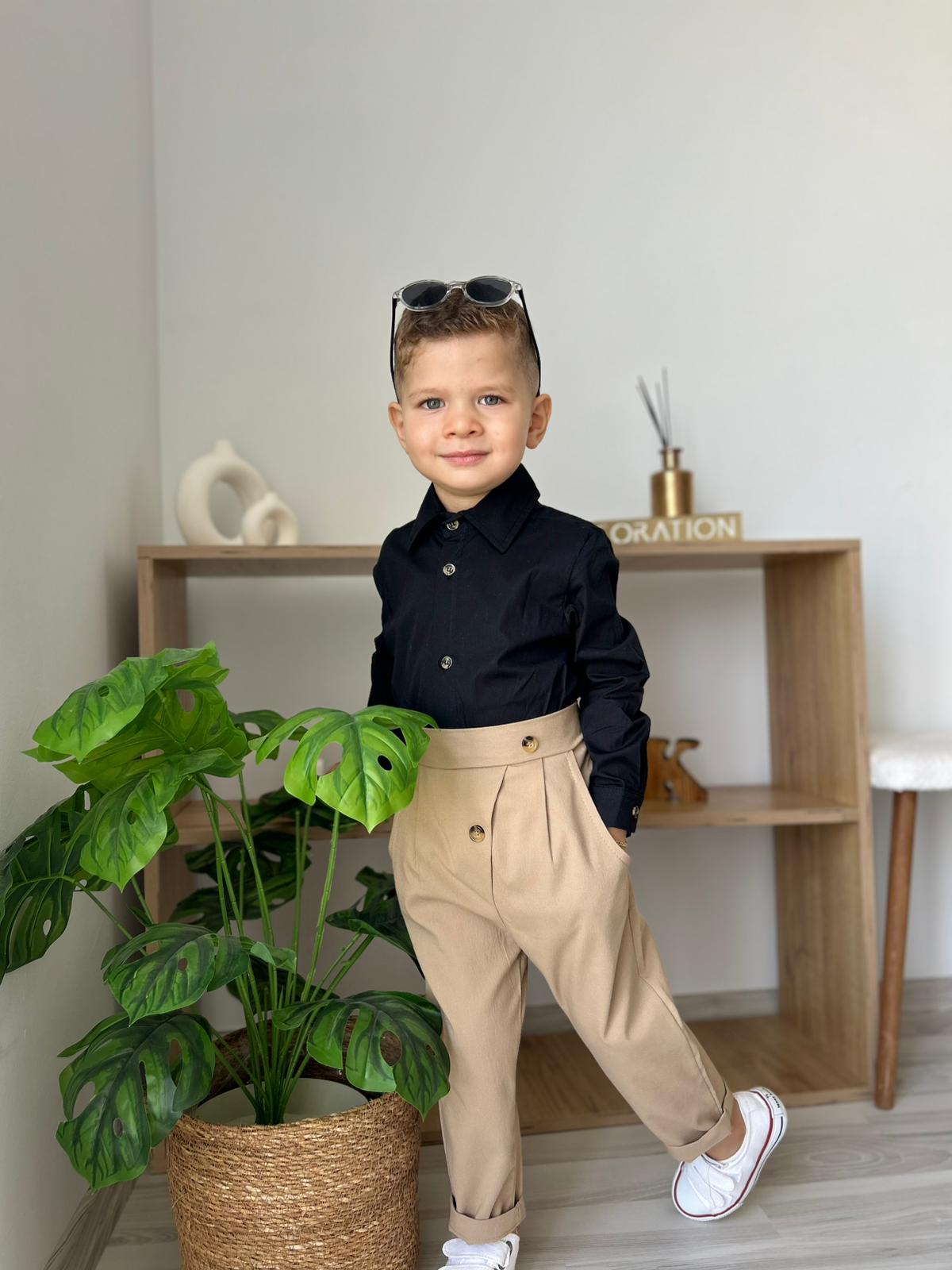 Favorimkids Bebek Çocuk 1- Pantalon 1- Gömlek Takım 1-5 yaş 