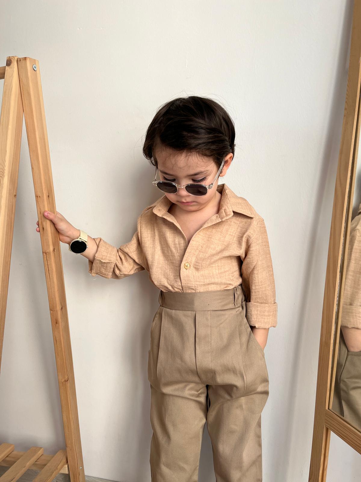 Favorimkids Cool Yeni Premium  Gömlek Takım ( Pantalon Gömlek ) 