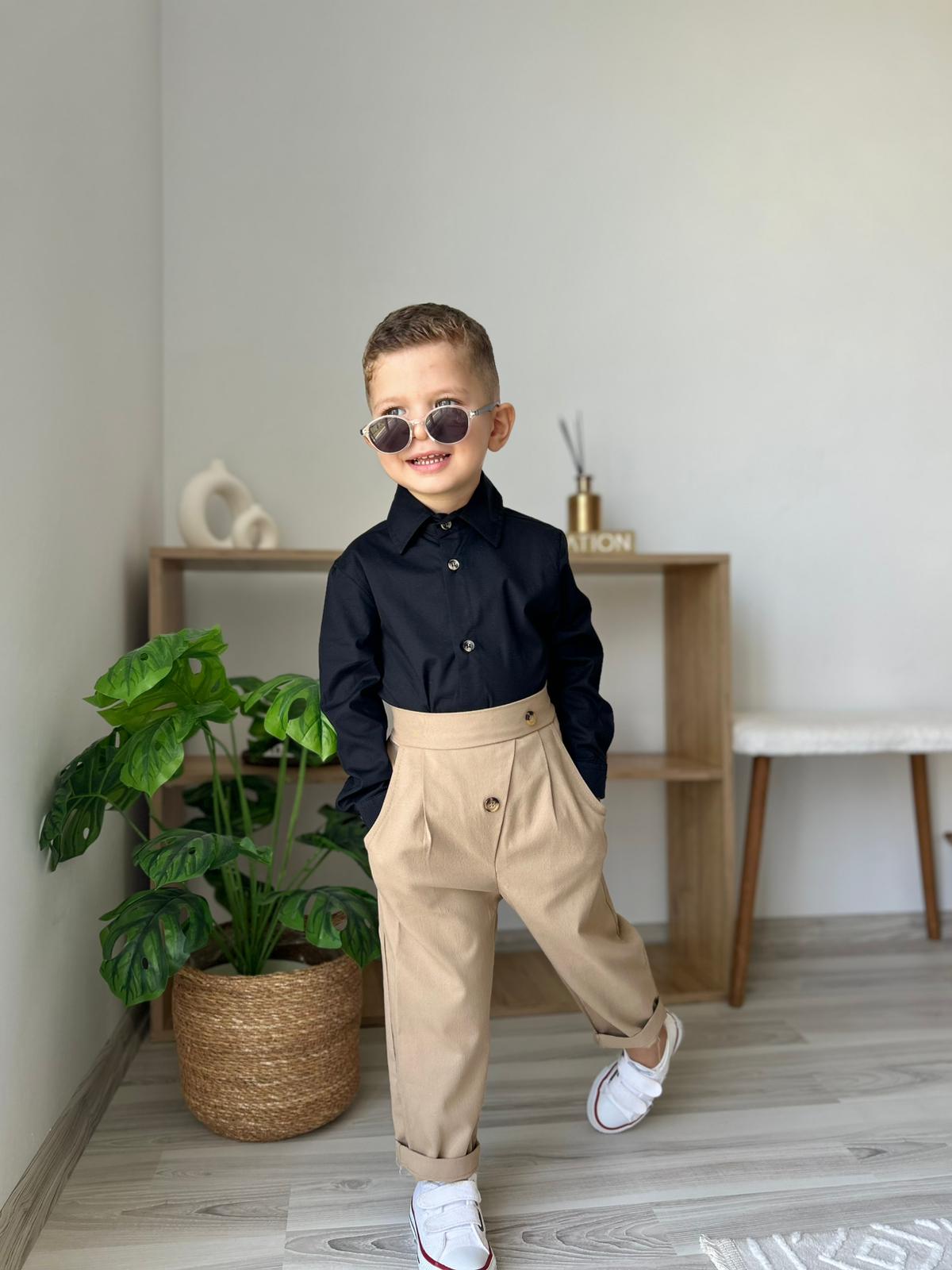 Favorimkids Bebek Çocuk 1- Pantalon 1- Gömlek Takım 1-5 yaş 
