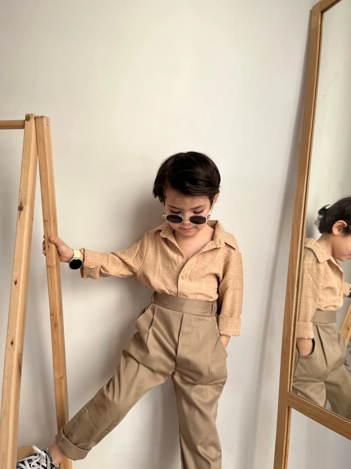 Favorimkids Cool Yeni Premium  Gömlek Takım ( Pantalon Gömlek ) 