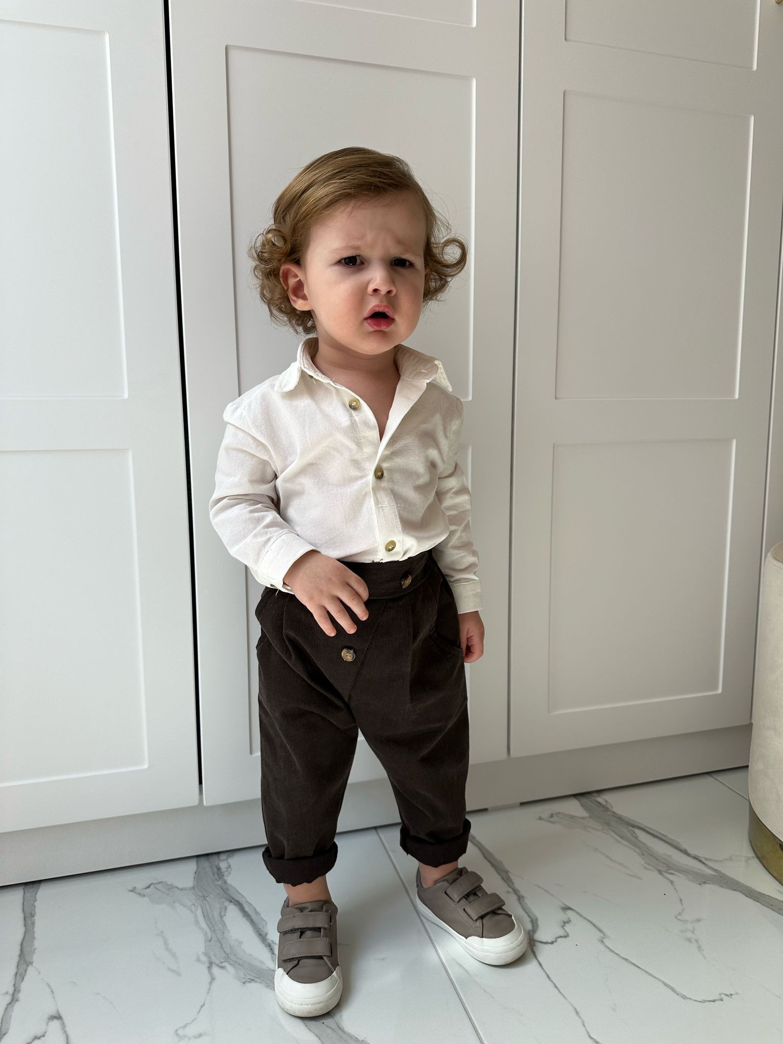 🤎Favorimkids Pamuklu Kahve Takım Pamuklu Pantalon Alt Üst Takım🤎