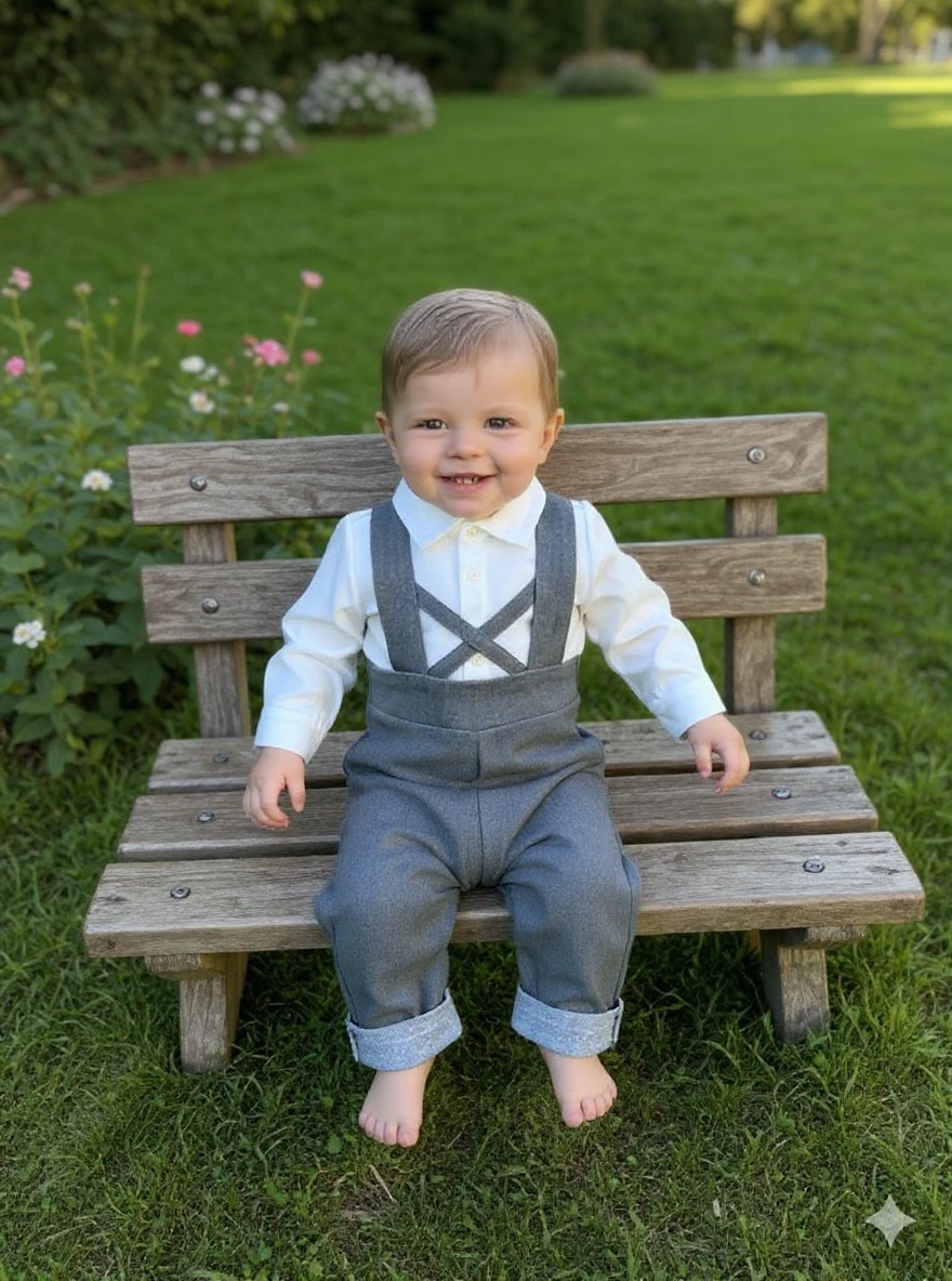 Favorimkids Pamuklu Salopet Takım 2 li set 