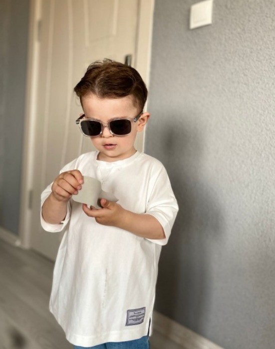 Favorimkids Oversize Beyaz Çocuk Tişört