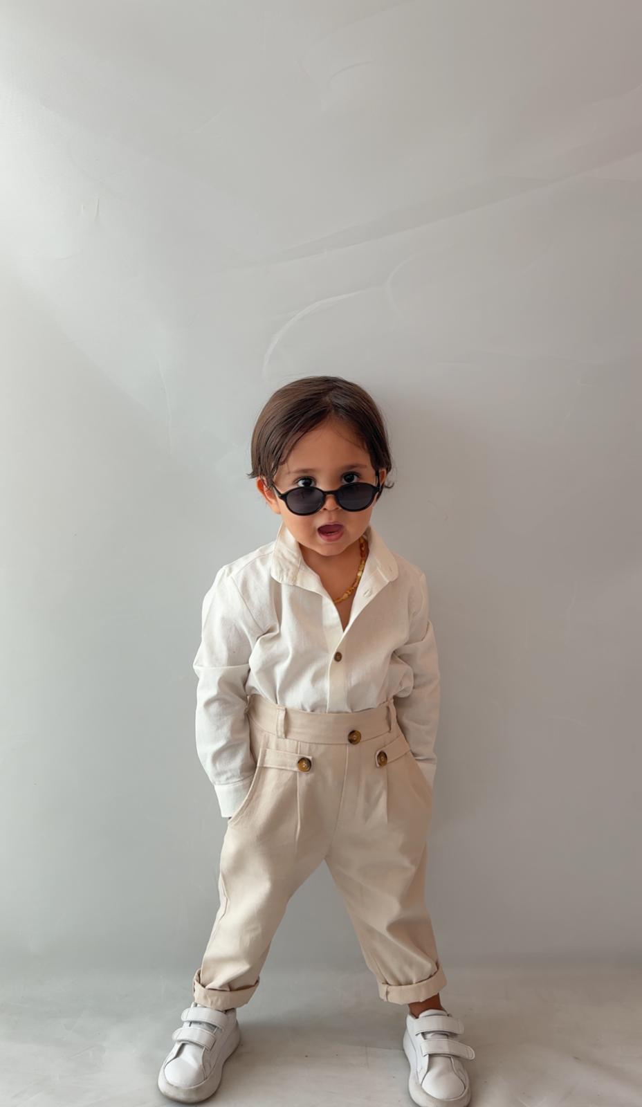 Favorimkids Bebek Çocuk Pantalon Gömlek Takım Stil1