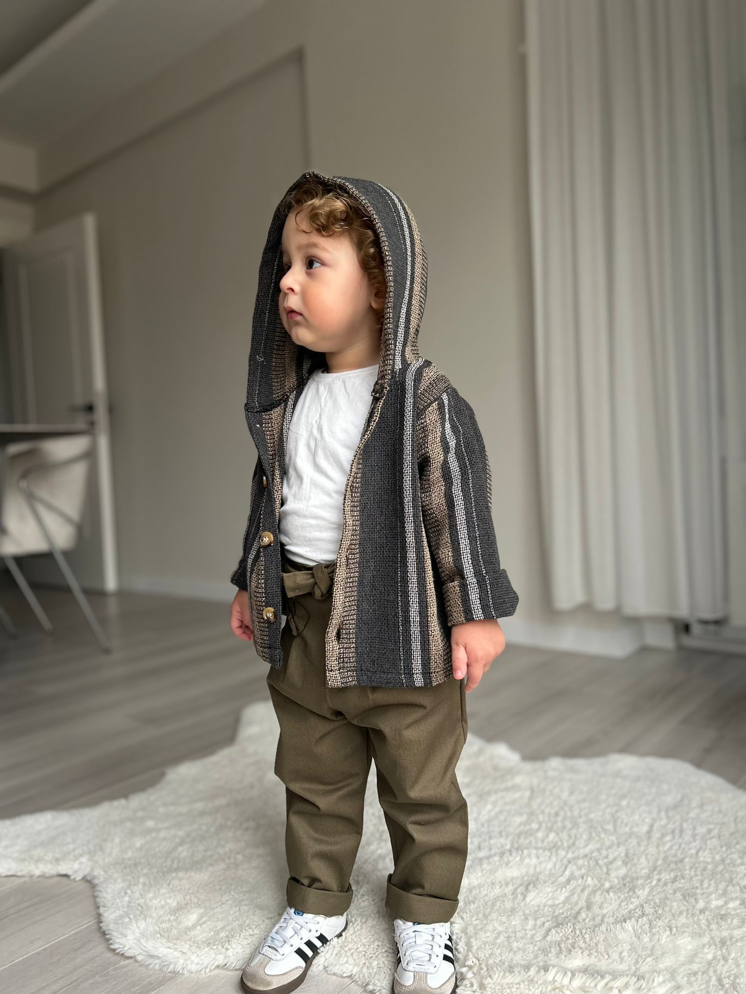 Favorimkids Bebek Çocuk Kapşonlu Takım Alt Üst 2 li takım 