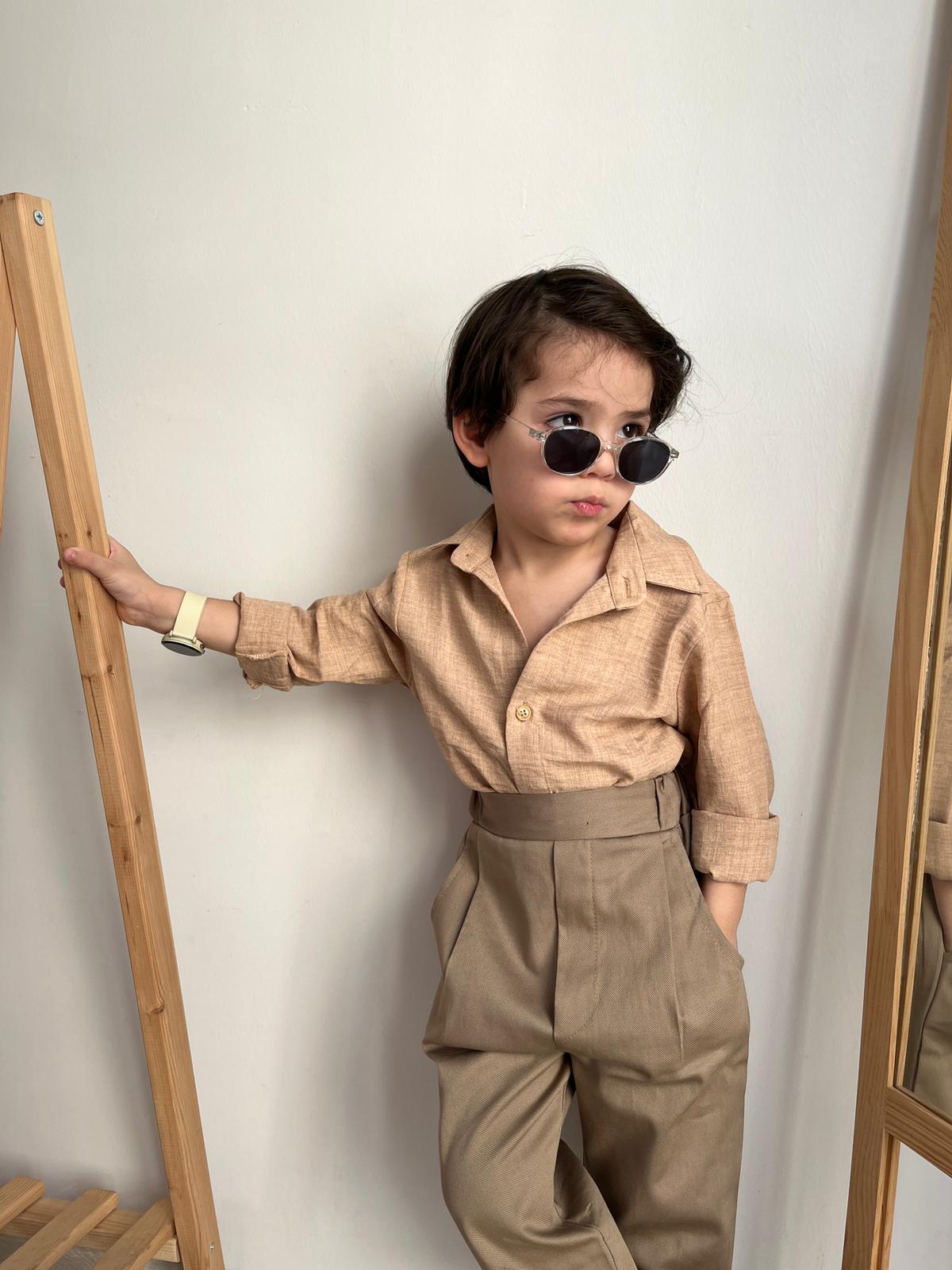Favorimkids Cool Yeni Premium  Gömlek Takım ( Pantalon Gömlek ) 