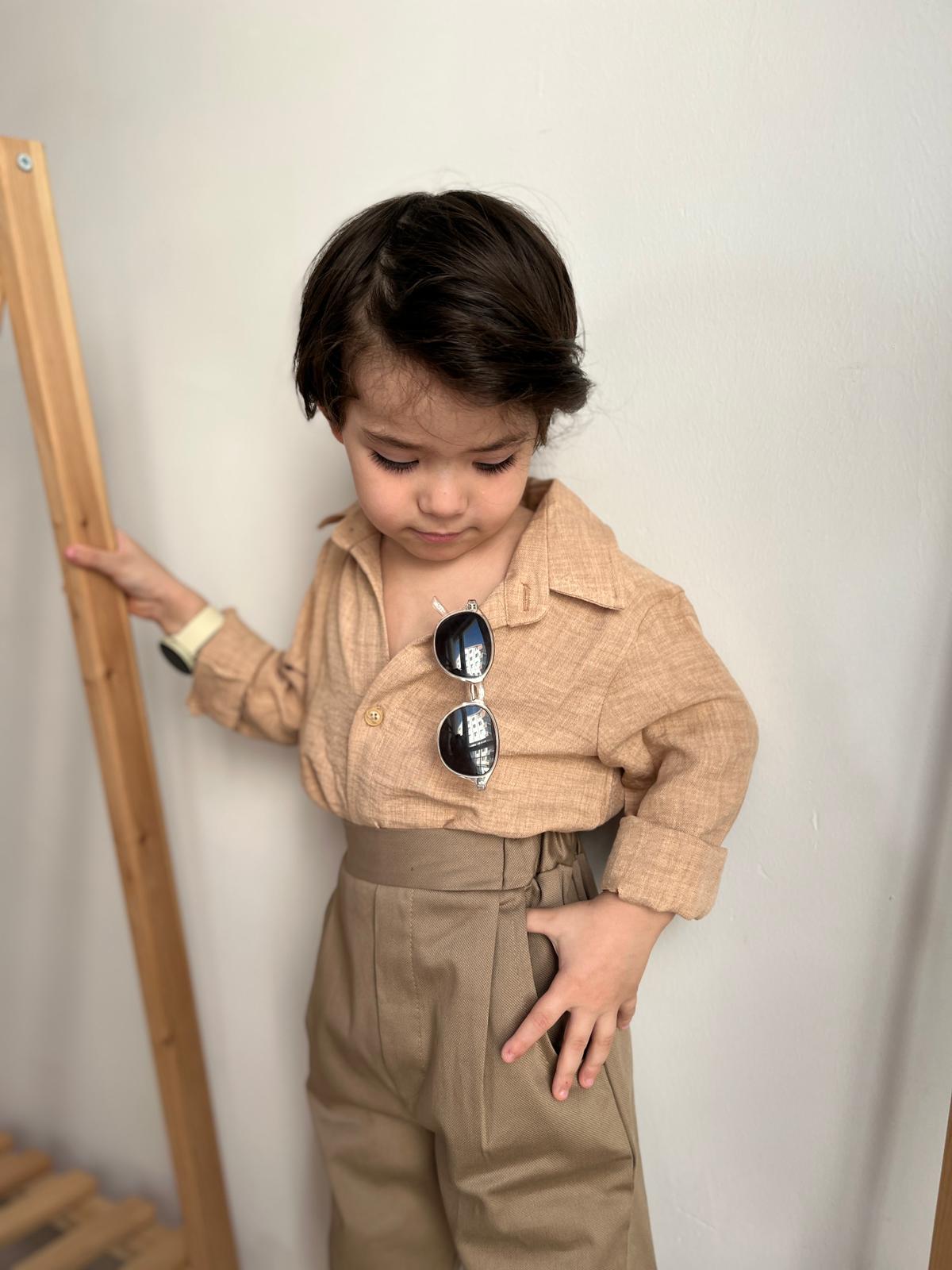 Favorimkids Cool Yeni Premium  Gömlek Takım ( Pantalon Gömlek ) 