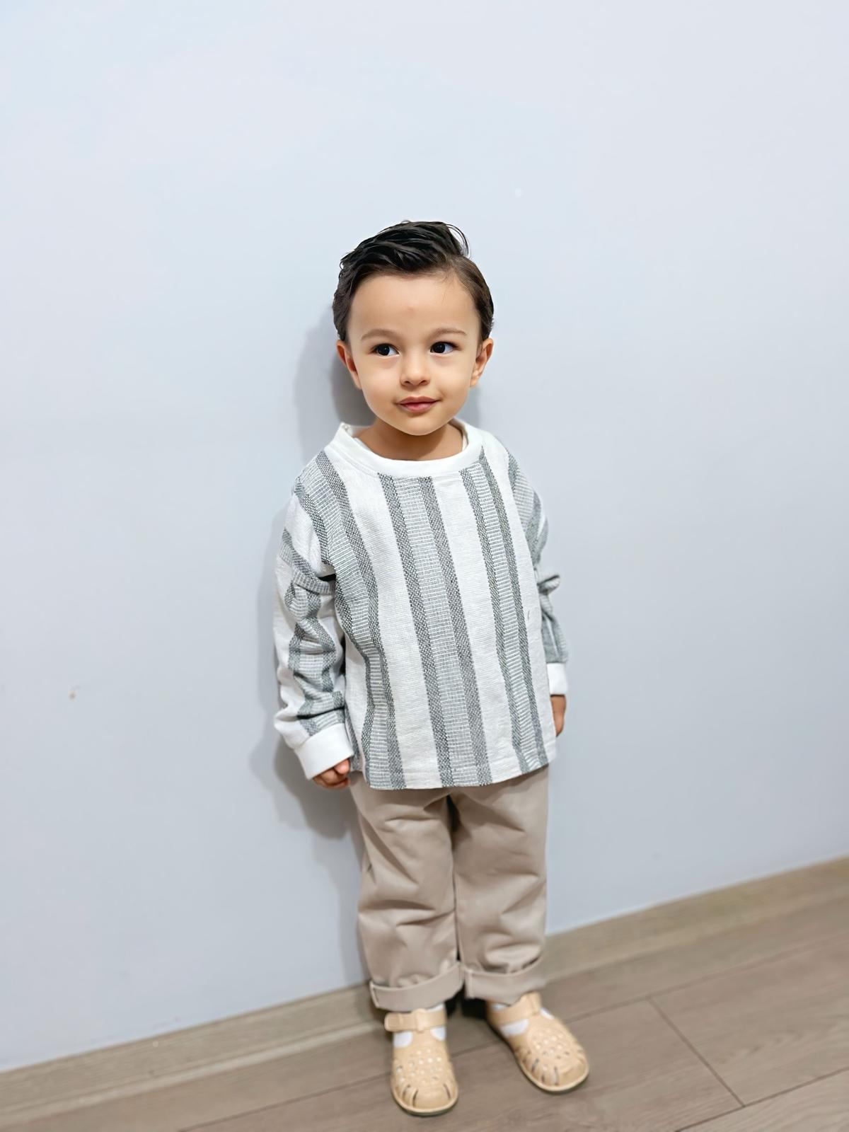 Favorimkids Çocuk Takım Çizgili Pamuklu 1-4