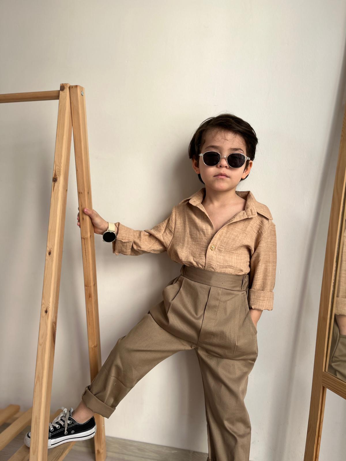 Favorimkids Cool Yeni Premium  Gömlek Takım ( Pantalon Gömlek ) 