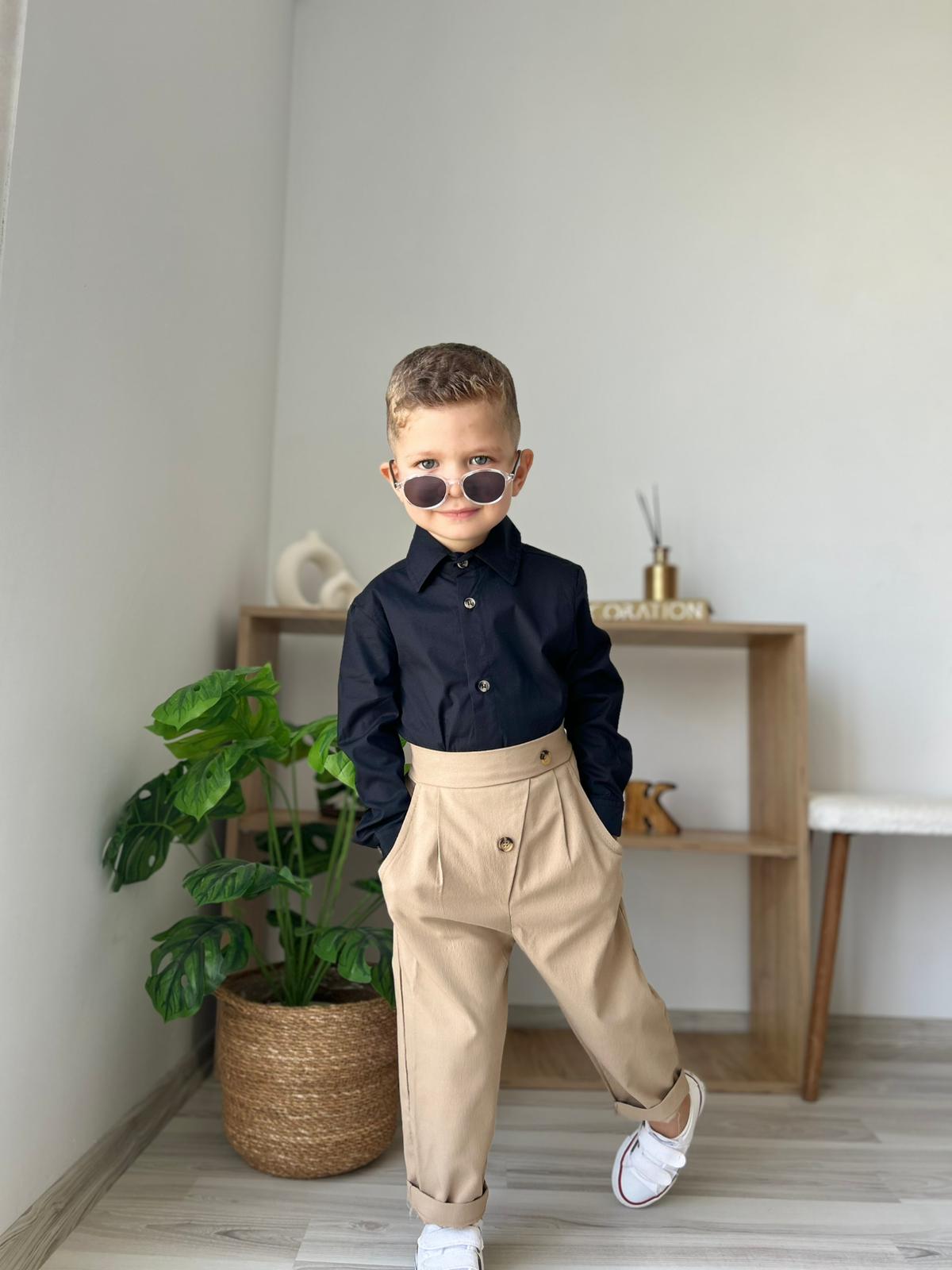 Favorimkids Bebek Çocuk 1- Pantalon 1- Gömlek Takım 1-5 yaş 