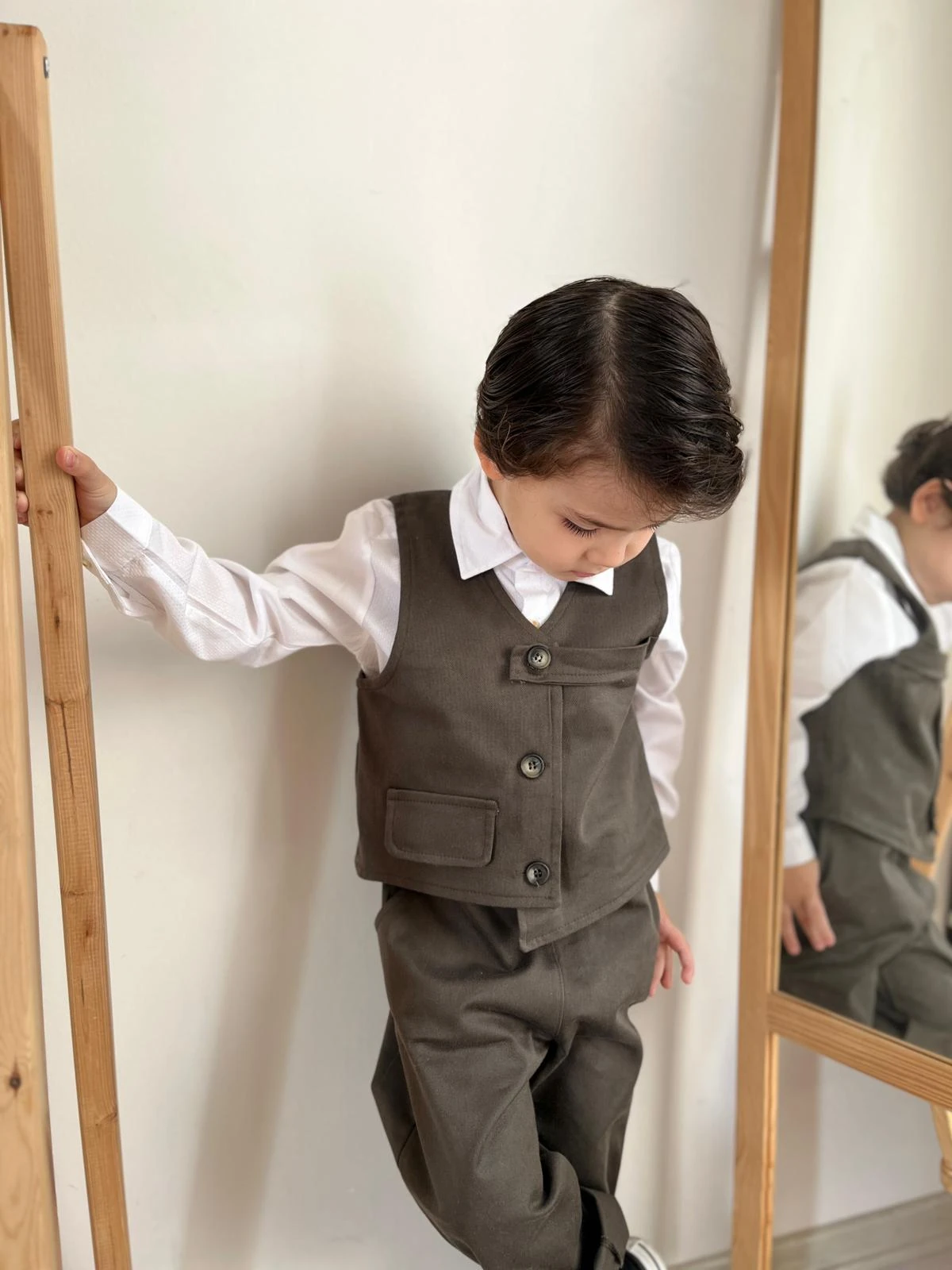 Favorimkids koyu Yeşil 3 lü Bebek Çocuk Takım 1-4 YAŞ