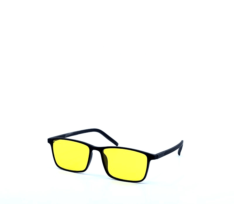 Sirkadiyen Ritim Serisi Mavi Işık Korumalı Erkek Sarı Antifar Sürüş Gözlüğü 
