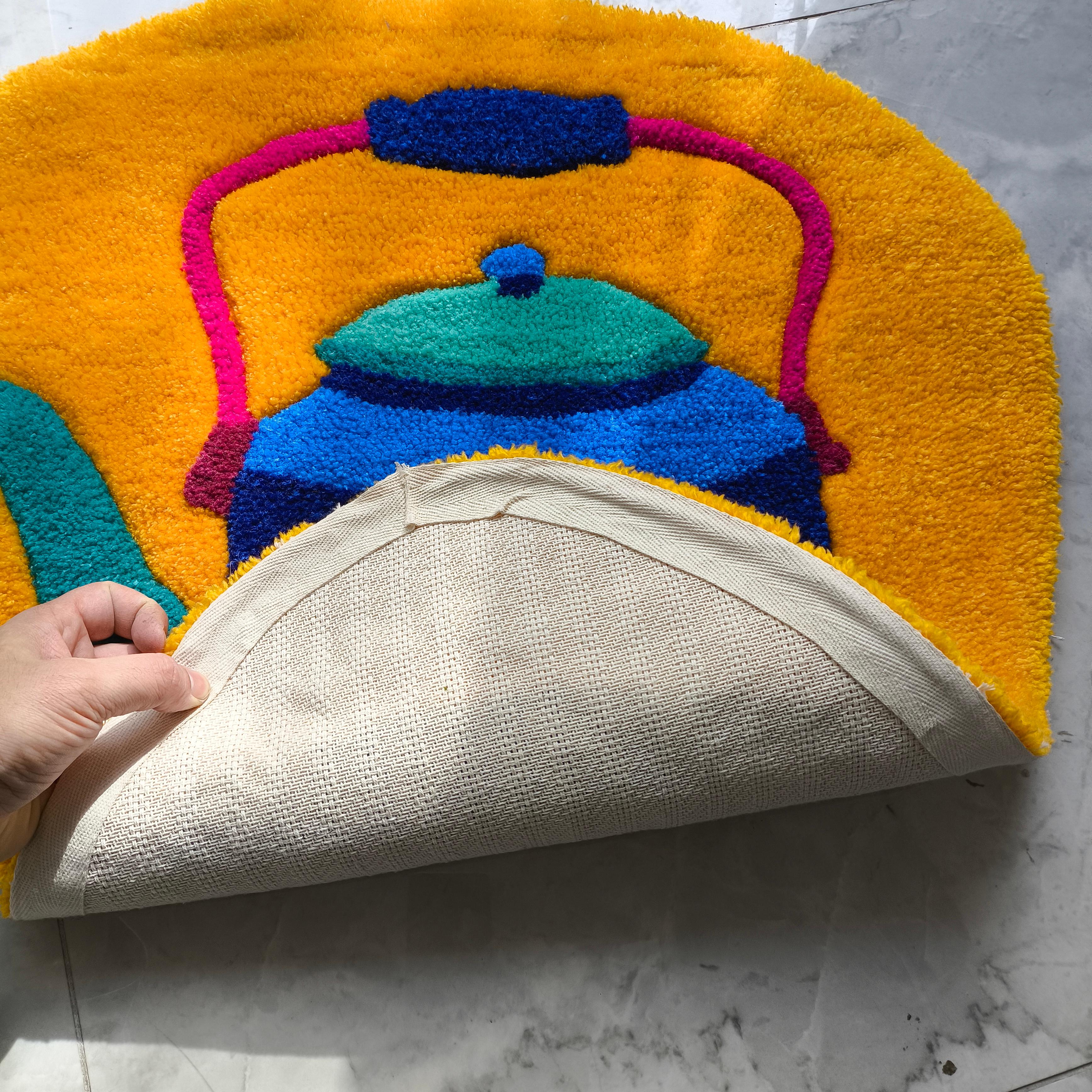 Çiçek Bahçesi Demlik Tufting Halı