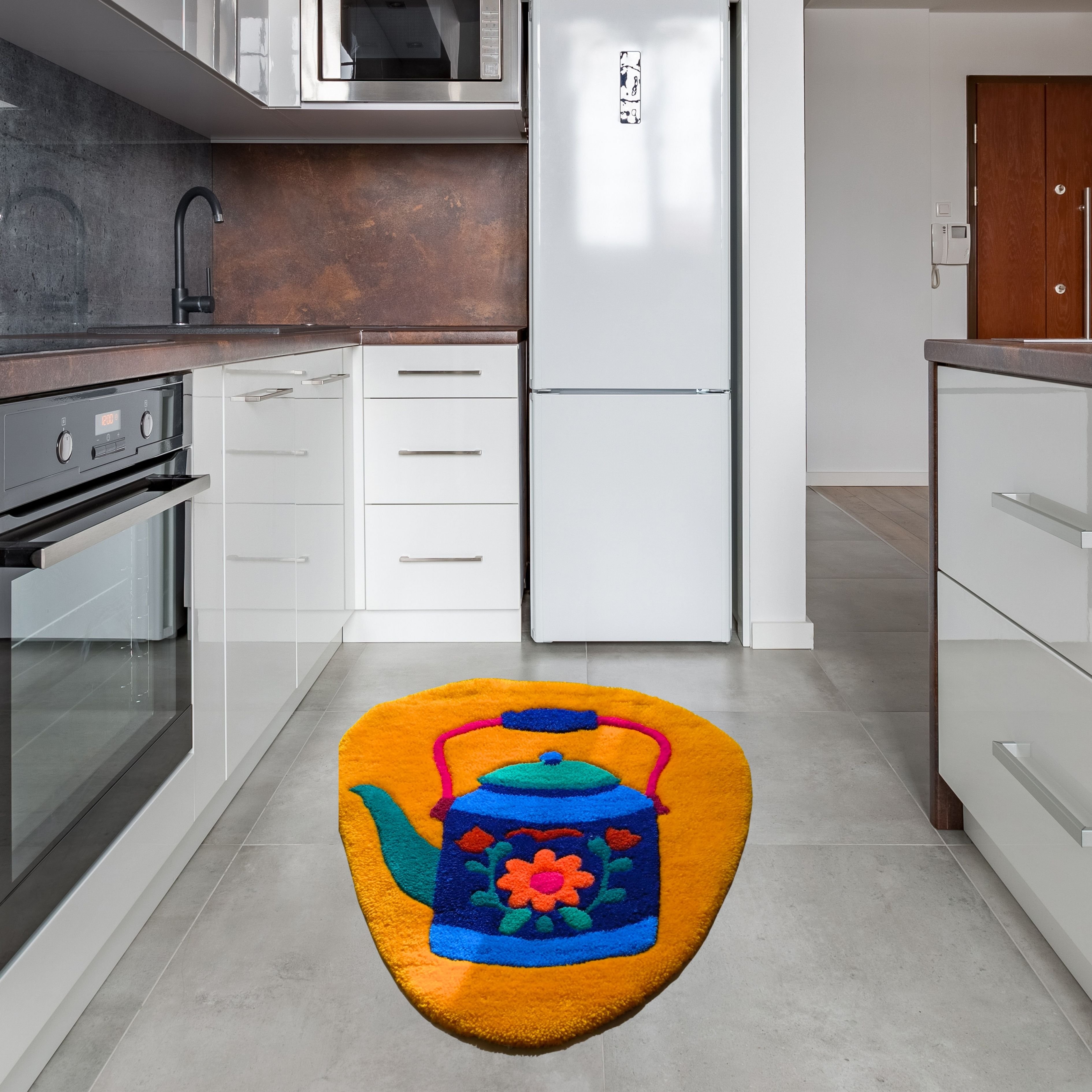 Çiçek Bahçesi Demlik Tufting Halı