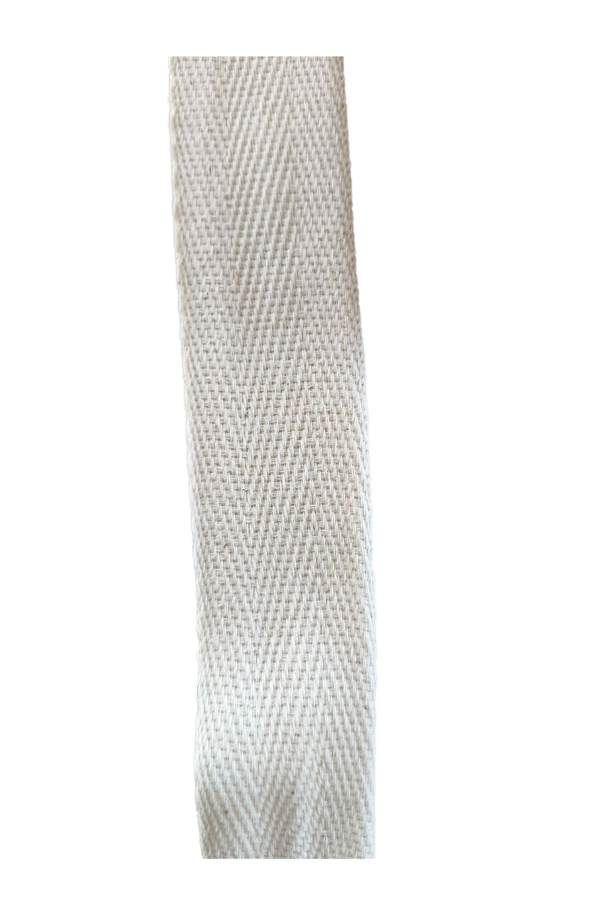 10 m Natürel Renk Ekstrafor Şerit (4 cm Standart Enli)