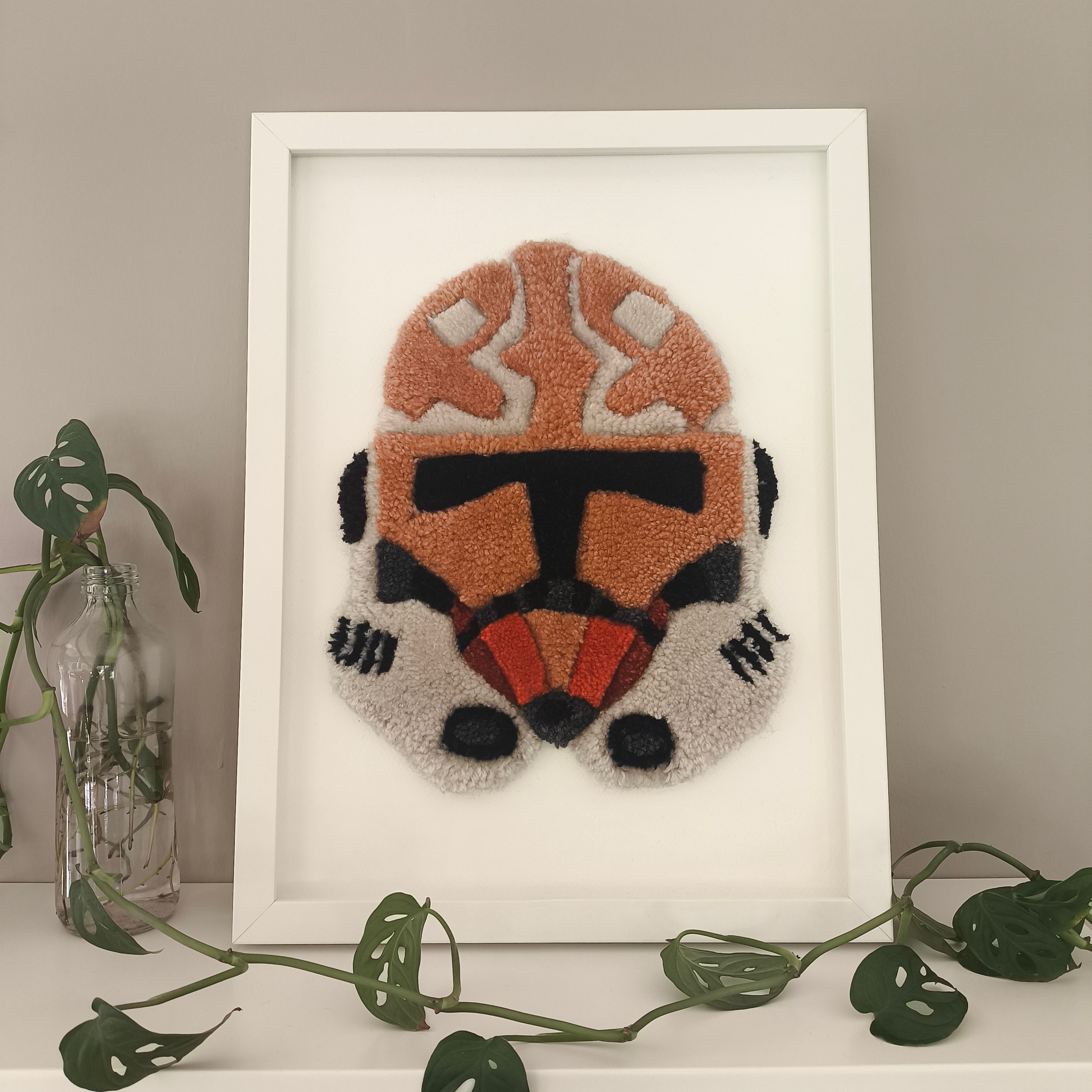 Star Wars Clone Trooper Tufting Duvar Dekoru
