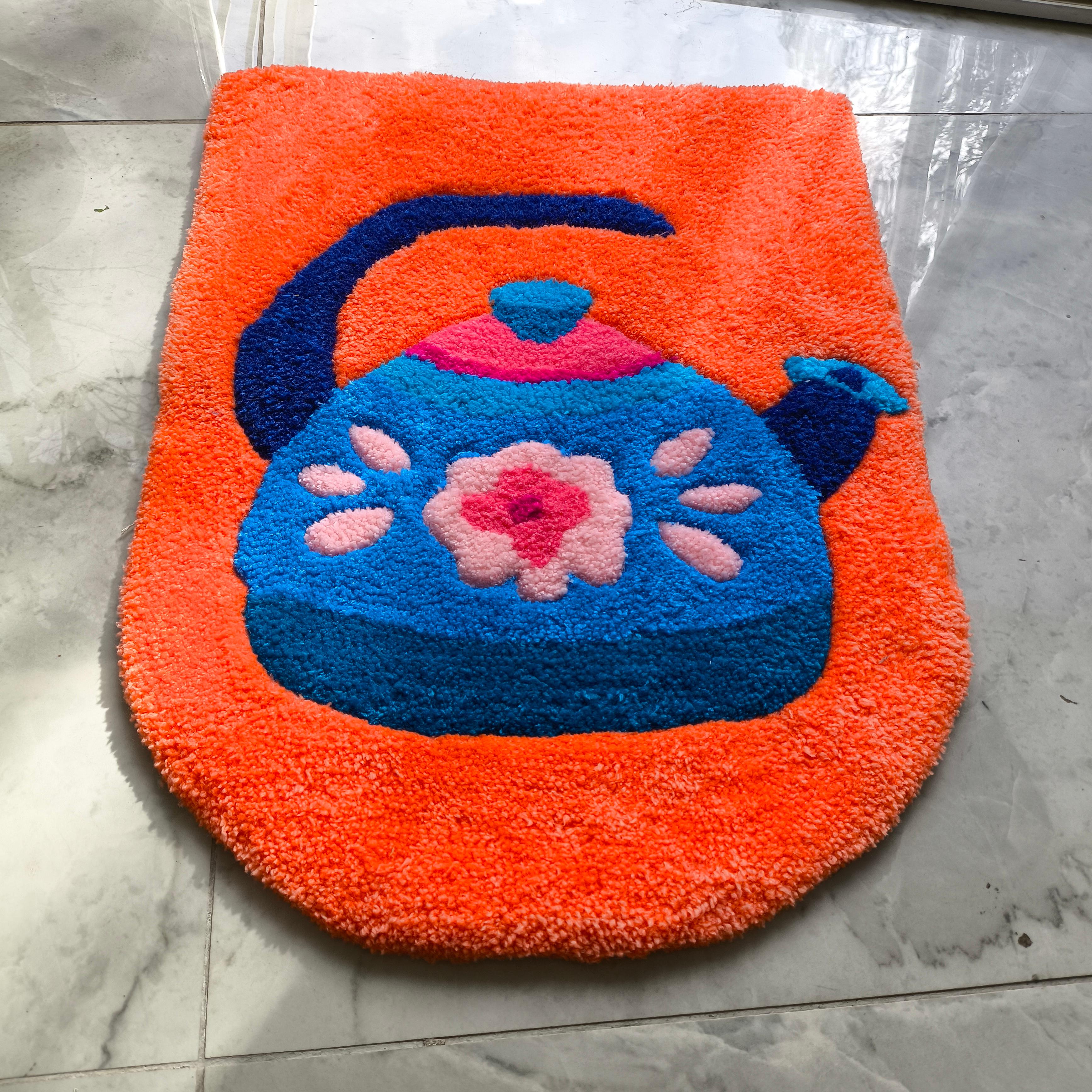 Retro Bahar Demlik Tufting Halı